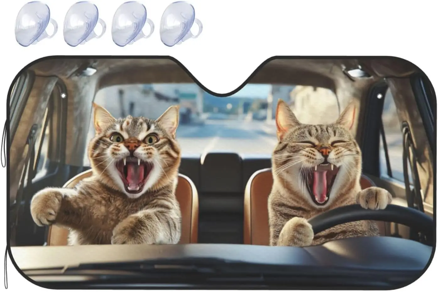 

Забавный козырек от солнца на лобовое стекло автомобиля, милые кошки, складные солнцезащитные козырьки, передний солнцезащитный козырек, оконные козырьки, автомобильный интерьер Protecto