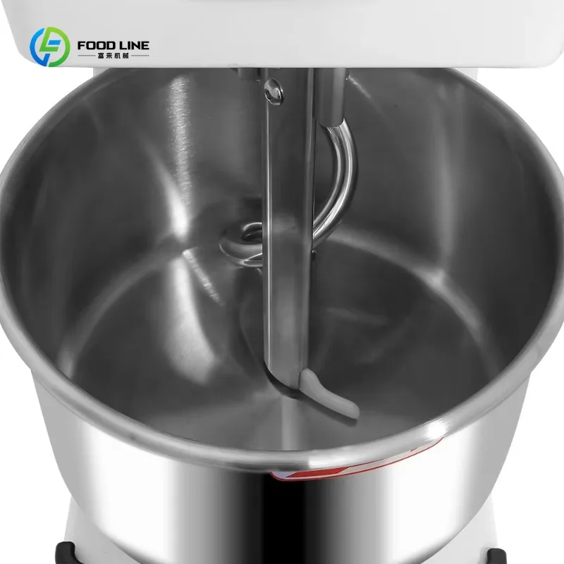 Wholesale Spiral Flour Dough Mixer Double Motion Design Low Vibration Durable Frame for Bakery Catering Business Custom