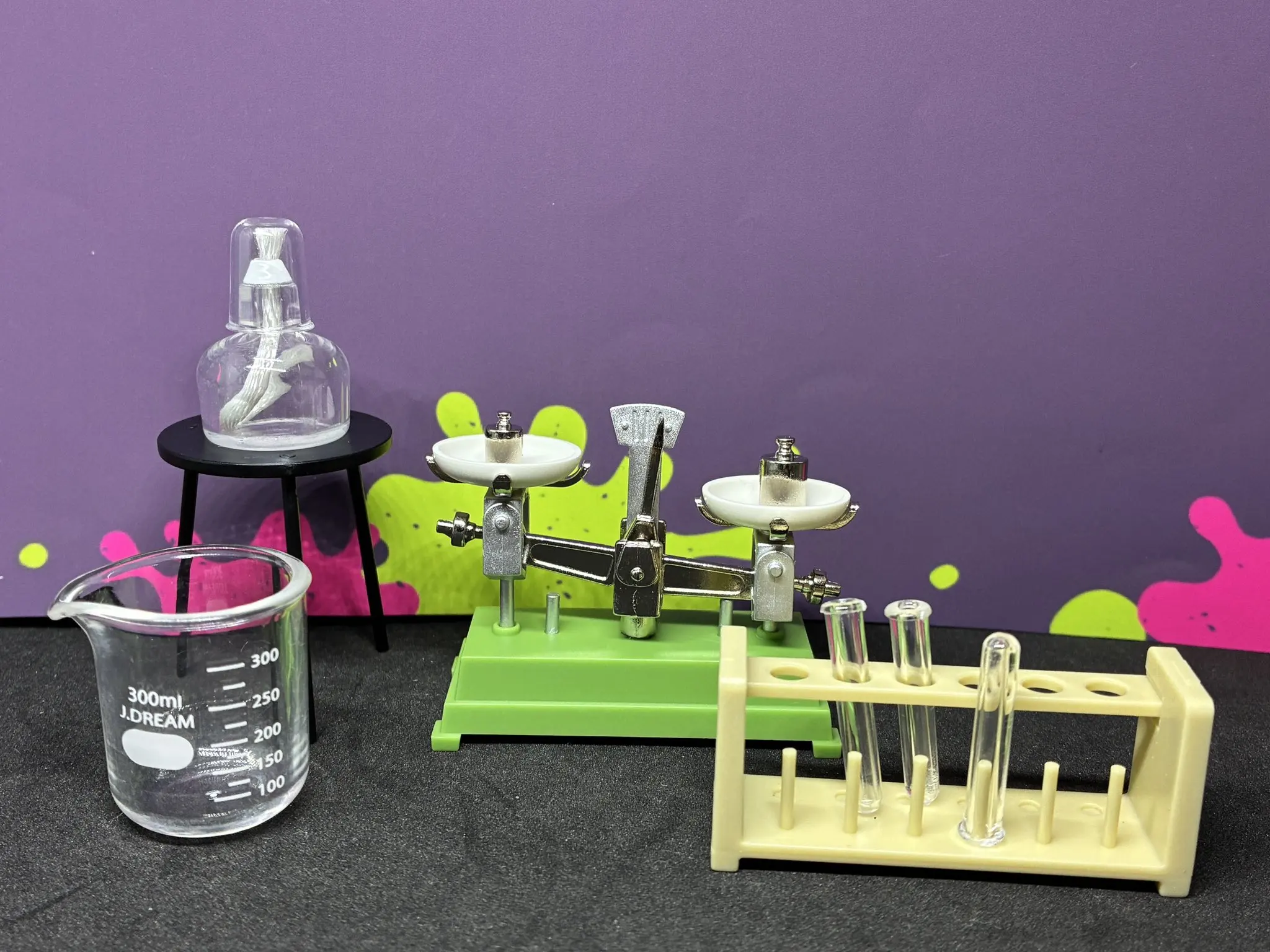 J.Dream capsule toys cute Research Mascot 5 Monocular Microscope Balance Scale 1/8 1/6 dollhouse collection miniatures figures view 3