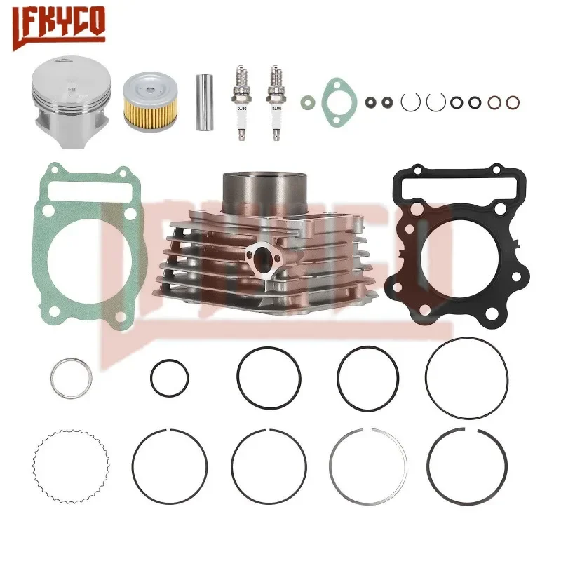 

74MM Bore Cylinder Piston Gasket Kit Motor for Honda ATV TRX300 2x4 Fourtrax 300 4X4 TRX300FW 1988-2000 Motorcycle Engine Parts