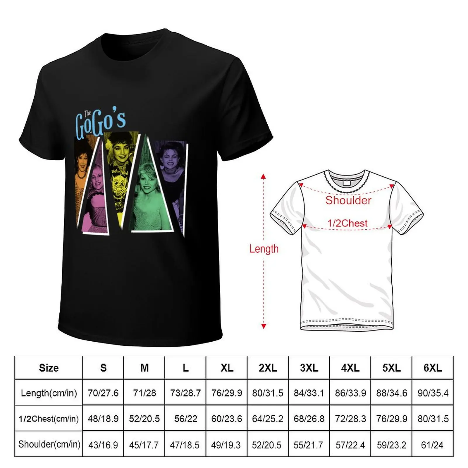 The Go Gos T-Shirt designer shirts plus size clothes t shirts for men cotton