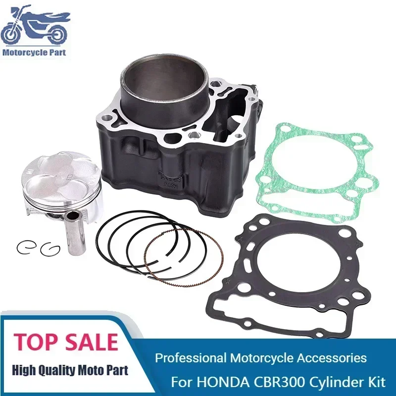 Motorcycle Engine Assembly Piston Ring Tool Cylinder Head Gasket Kit Set for HONDA CBR300R-2A CBR 300 R CBR300R-3AC - CBR300R