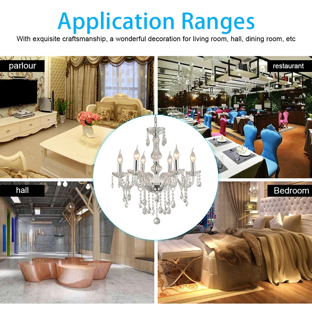 

Crystals Chandelier Ceiling Lights Multifunctional Living Room Lamp For Living Room