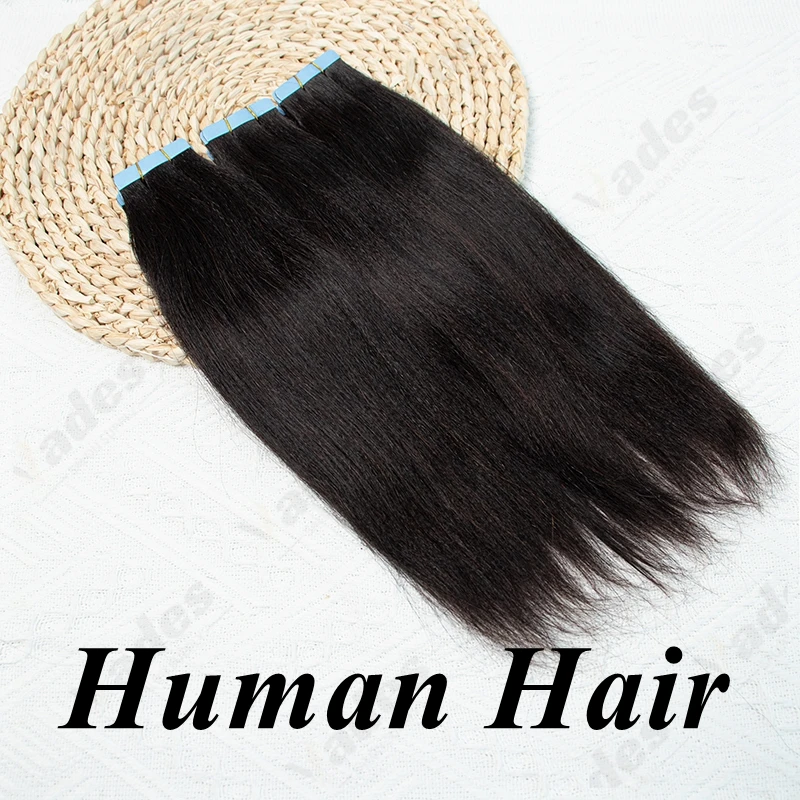 

Наращивание волос Light Yaki на лентах, натуральные волосы, кутикула Remy, ленты для наращивания Silk Pressed Yaki, 16-22 дюйма, 20 шт.