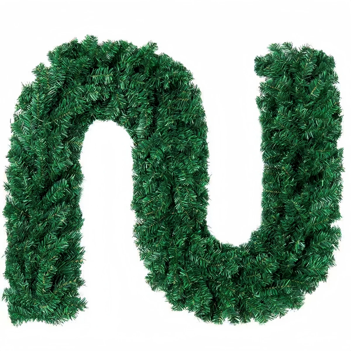 Flexible Decoration Garland 270CM Christmas Wreath Festive Celebration Artificial Christmas Garland 200 Branch Tips