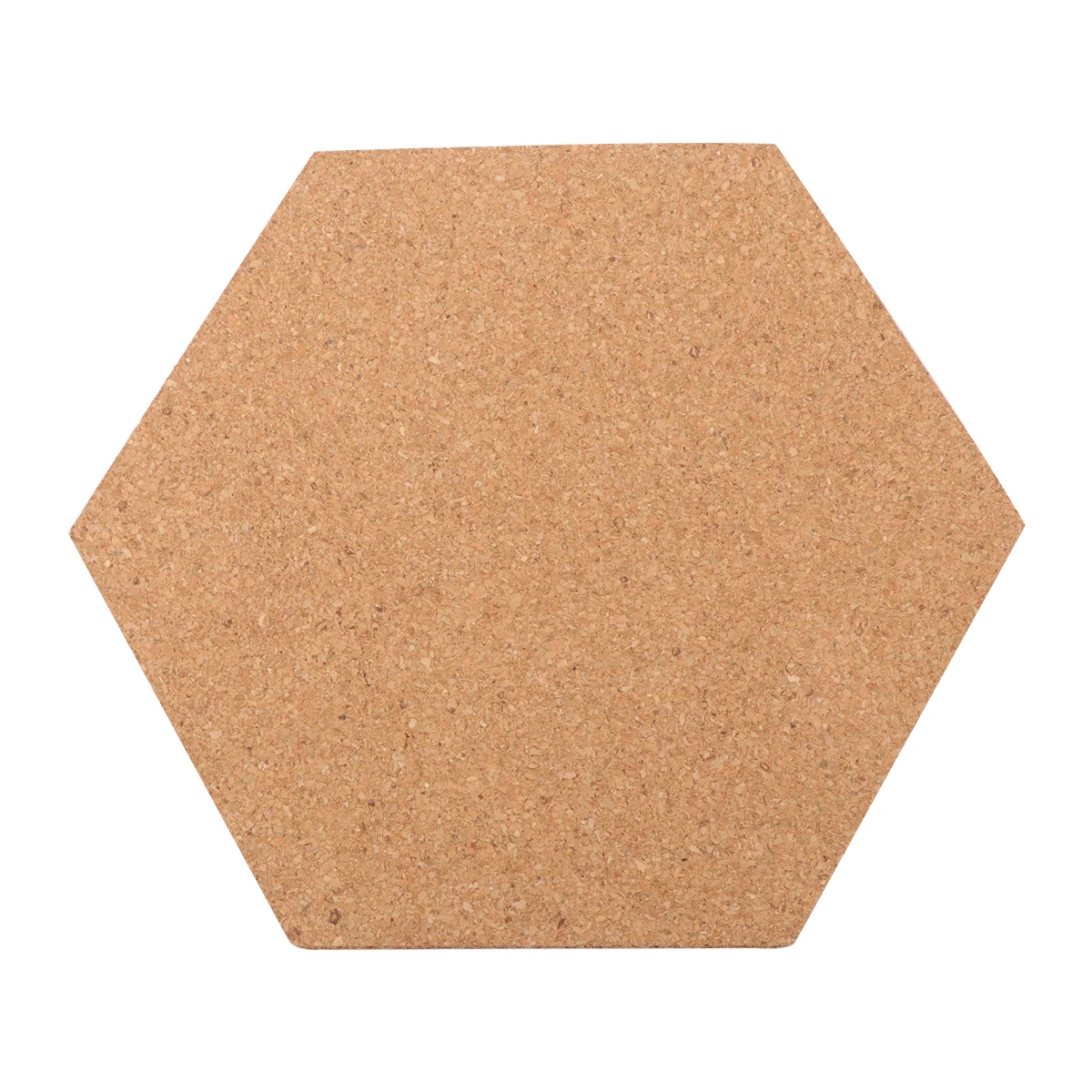 

Interior Cork Board Message Corkboard Hexagon Wall Sticker Photo Large Bamboo Self-adhesive for Home
