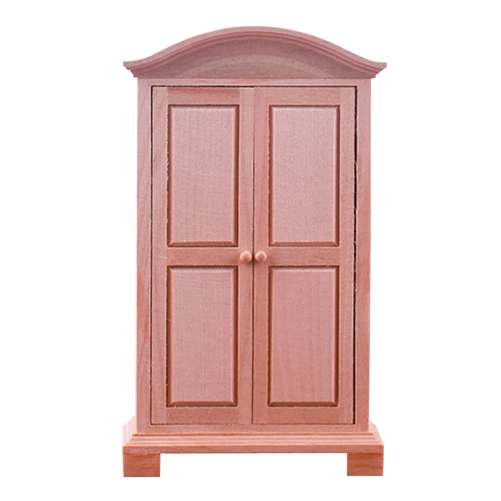 Mini Garderobe Ornamenten Huis Kast Prop Boekenkast Meubilair Home Decor Model Houten Decoratieve Modellen