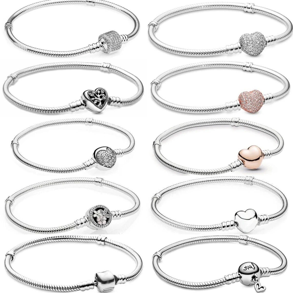 

2026 New Heart Jewelry Original DIY with Tree and Flower Shape Women's Love Bracelet, Decorative Wristband, Women's Gifts