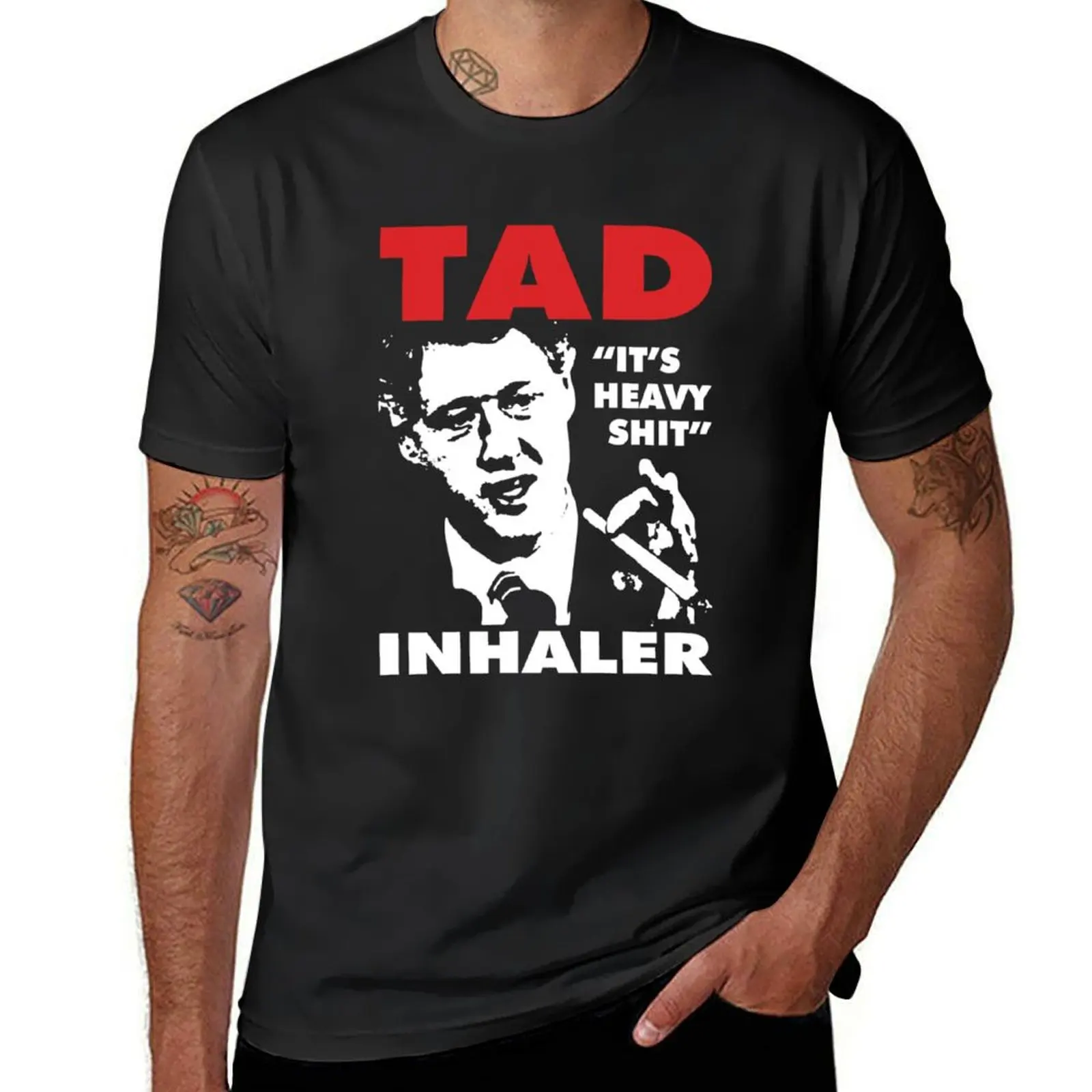 TAD BAND T-Shirt tops hippie clothes korean fashion mens workout shirts