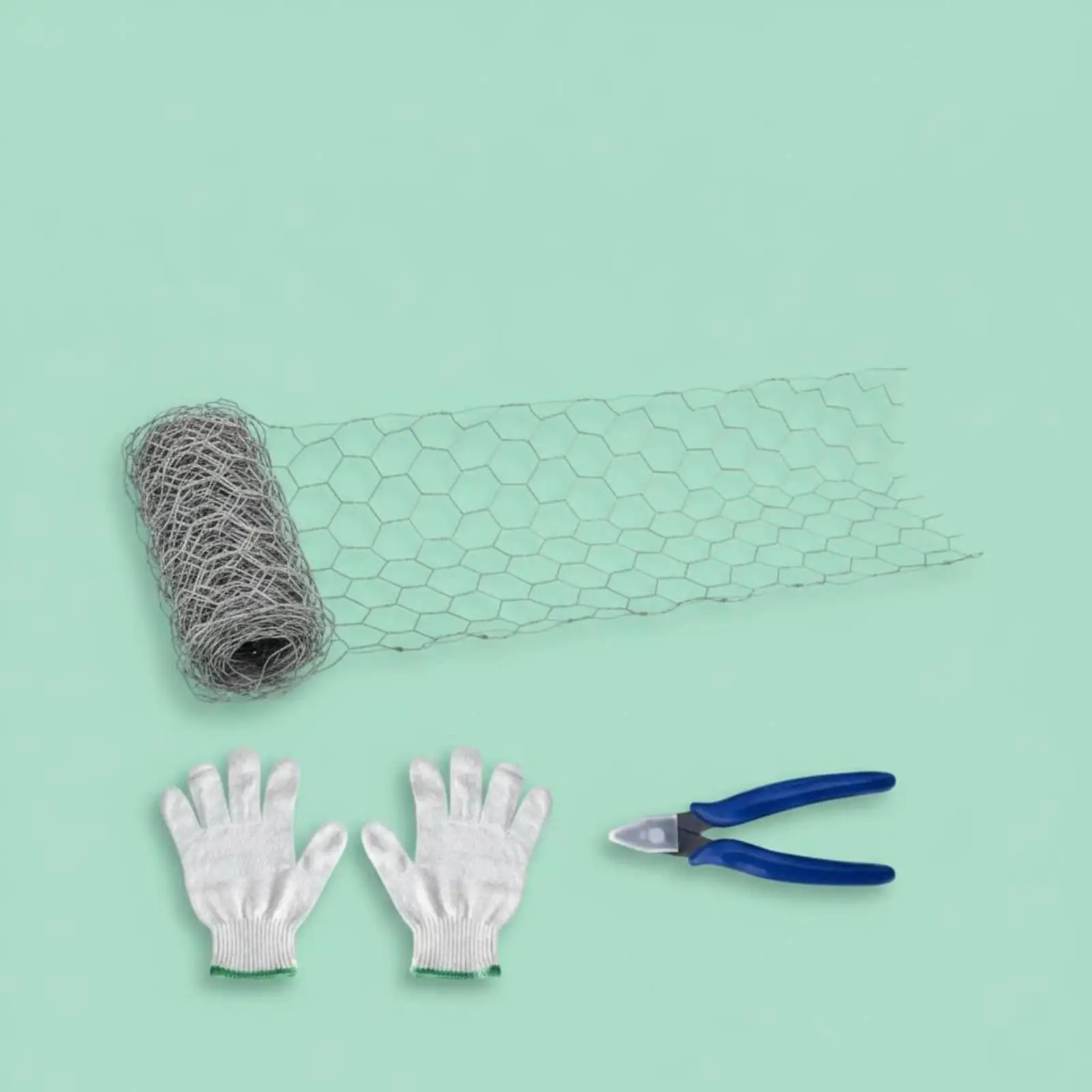 DIY Floral Mesh Hexagonal Galvanized Wire for Flower Shaping Support Garden Plant Stabilizer and Hanging Pot Mesh