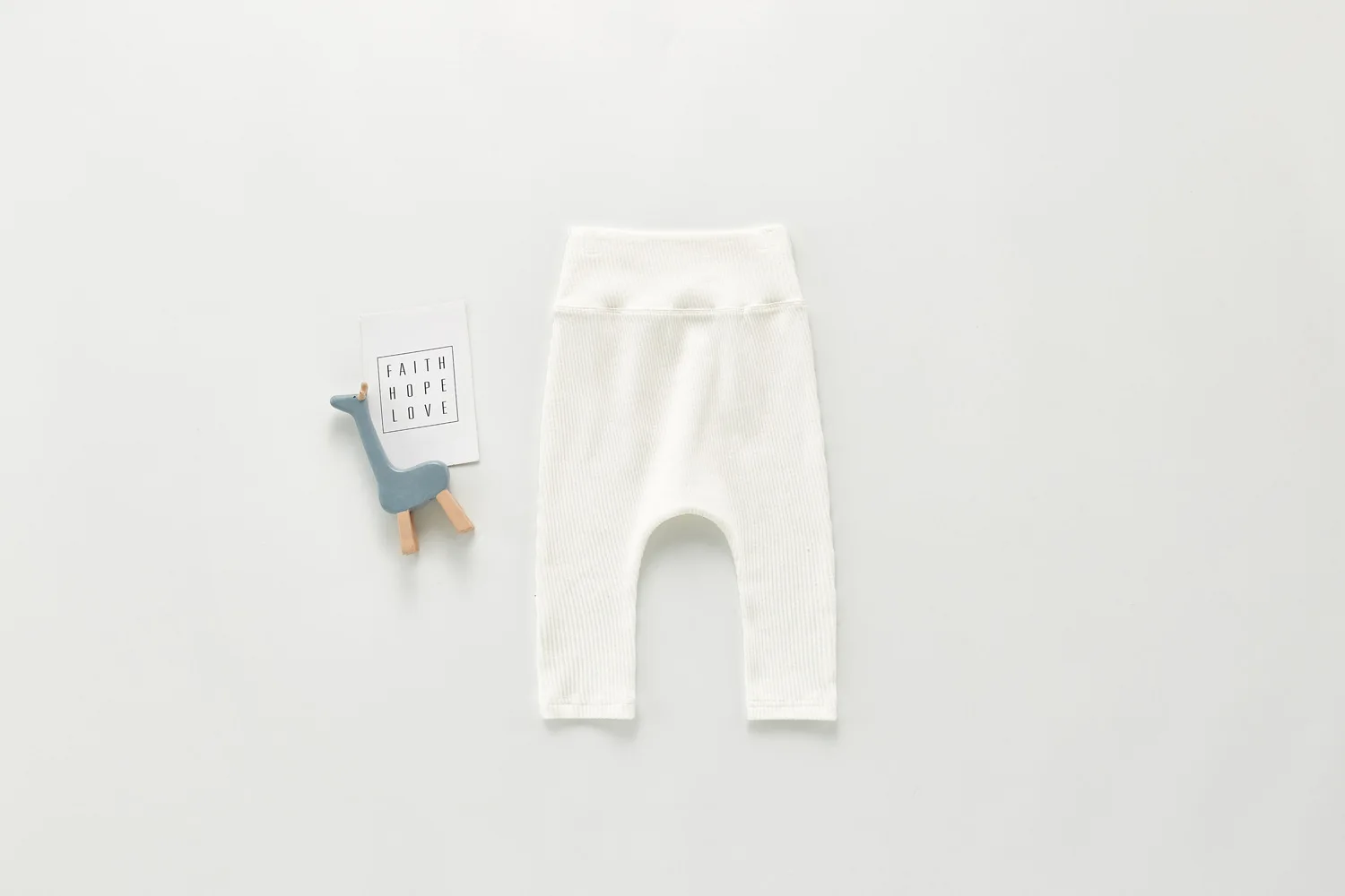 Frühling Und Herbst Neugeborenen Baby Jungen Und Mädchen Baumwolle Einfarbig Hohe Taille Leggings Kinder Mode Baby Kleidung – Detail 8