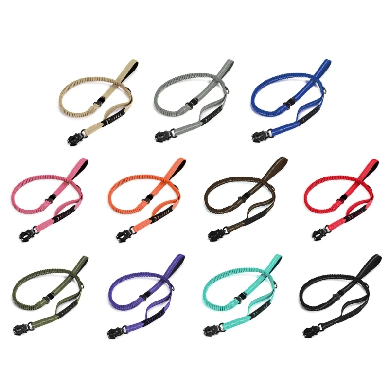 All Dog Breeds Shock Absorbing Dog Safety Belt Reflective Elastic Dog Leash Rope