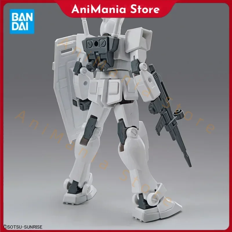 

Bandai Gundam Model Kit Assemble Figure EG RX-78-2 Gundam Colorless Version Anime Characters Action Dolls Children's Toys