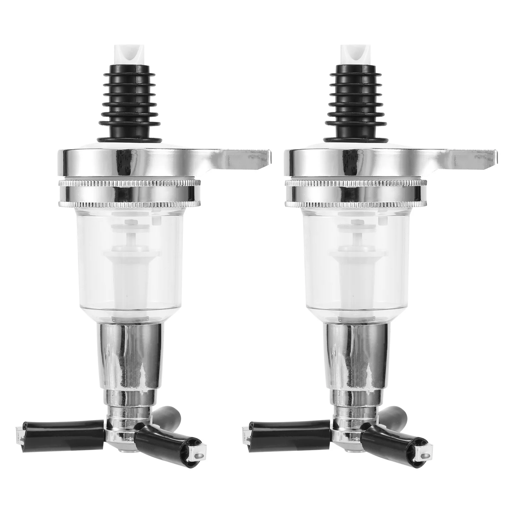 2Pcs 45Ml/1.5Oz Bar Butler Wall Mounted Replacement Nozzle Shot Dispenser for Revolving Liquor Caddy Bottle Holder