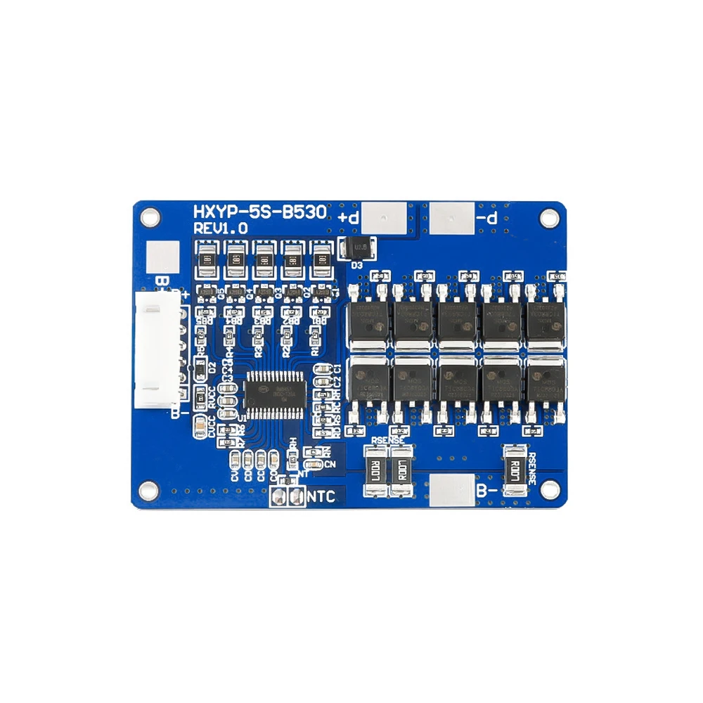 5S 30A 18650 Lithium Battery Protection Board 21V BMS Battery Protection Circuit Charging Board Module With Temperature Control