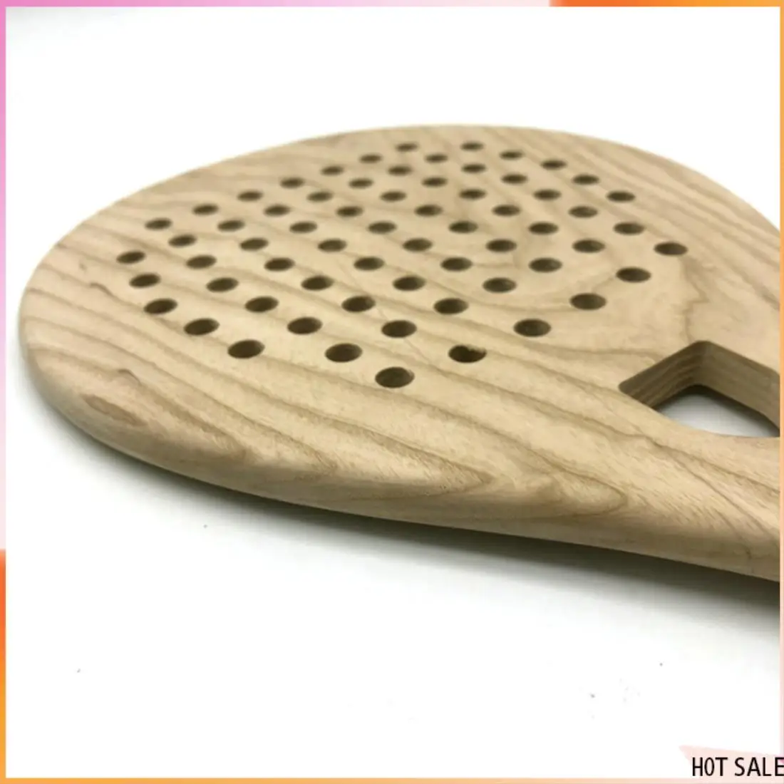 B72A POWERTI Wooden Paddle Racket Beach Tennis Racket Tennis Racquets For Men Women Outdoor Fun Training Accessories - Image 4