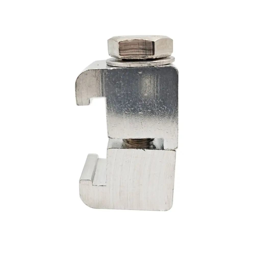 1Pcs M8 M10 M12 ISO Vacuum Flange Clamp Stainless Steel Bolt Aluminum Alloy C-Type Caliper Clamp High Hardness Natural Color