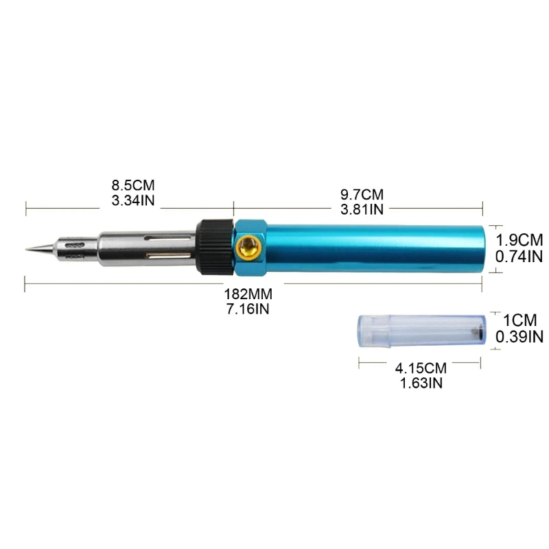 Imagem -06 - Ferro Solda a Gás Solderinggun com Controle Temperatura para Reparos Faça Você Mesmo Art