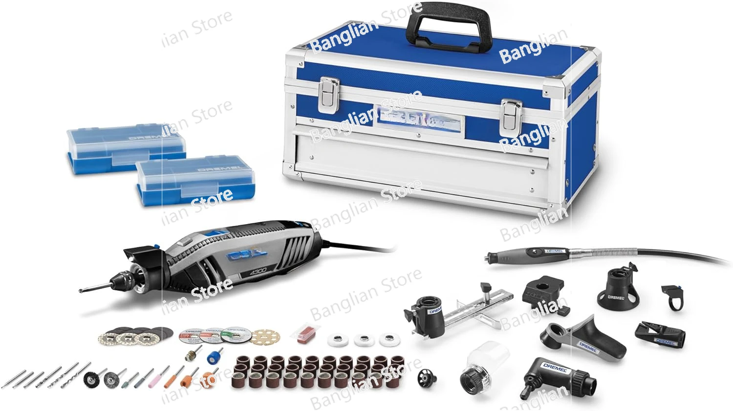 

Versatile Corded Rotary Tool Kit with Flex Shaft and Hard Storage Case, High Power & Performance