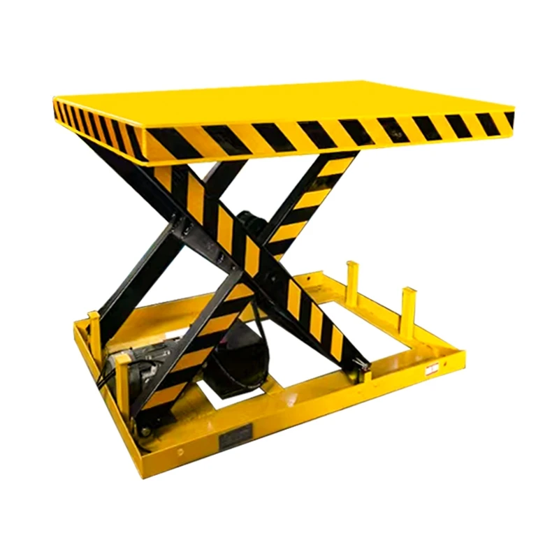 

Small electric lift fixed scissor lift factory warehouse loading and unloading platform hydraulic lift