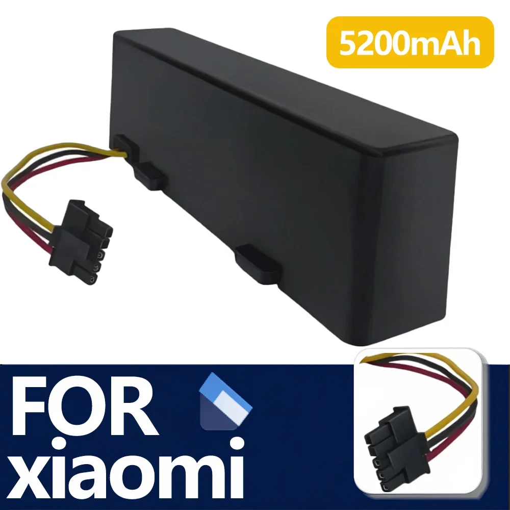 Nieuwe 14.8V 5200mAh 18650 4S1P Veegmachine Batterij voor Xiaomi Robot Vacuüm-Mop P Vegen Dweilen Robot STYTJ02YM Li-Ion Batterij