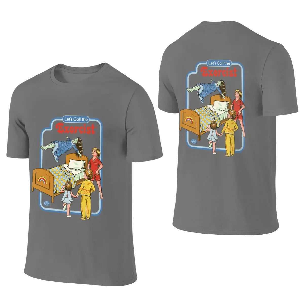 Let S Call The Exorcist Not Pilling Reversible T-shirt Street Casual Trendy And Personalized Women's T-shirts