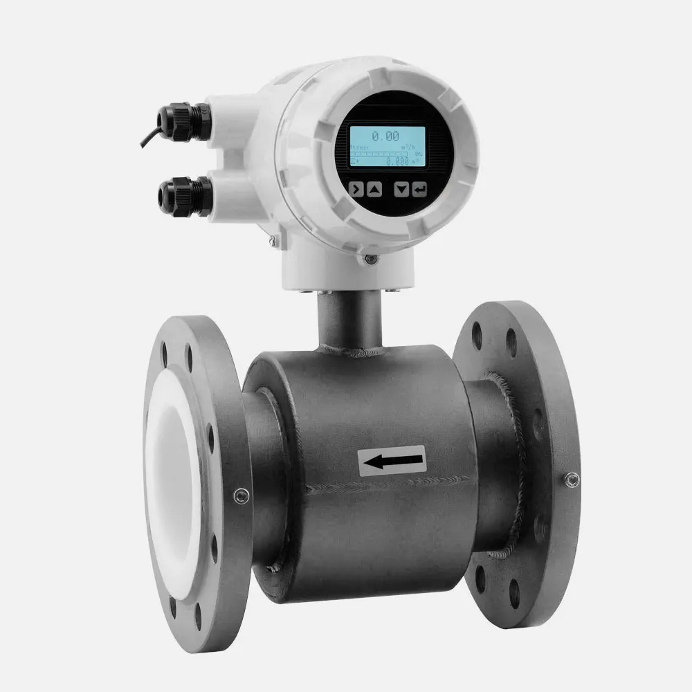 

incorporate type pipeline flange mounted magnetic flowmeter electromagnetic flow meter transmitter