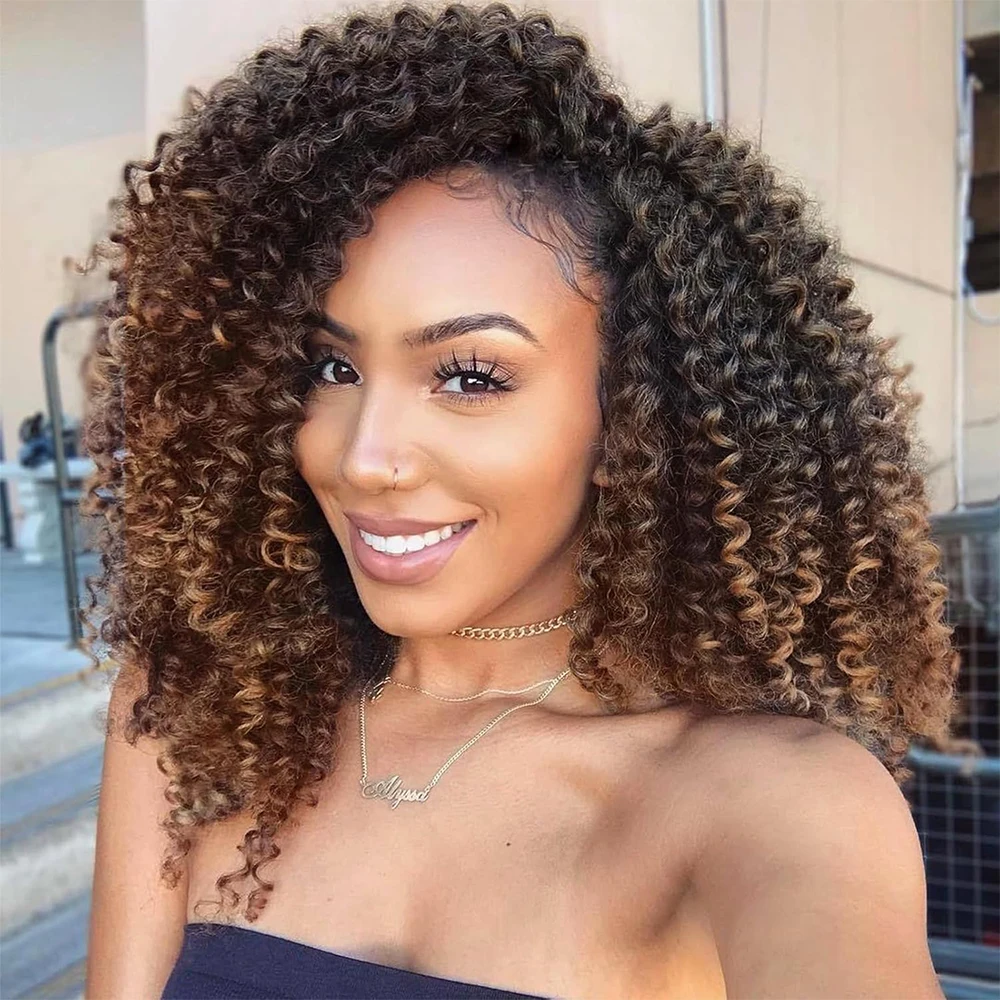 

Short Marlybob Crochet Braids Hair Afro Twist Soft Synthetic Braiding Hair Extention Small Afro Kinky Curly Twist Braid Hair