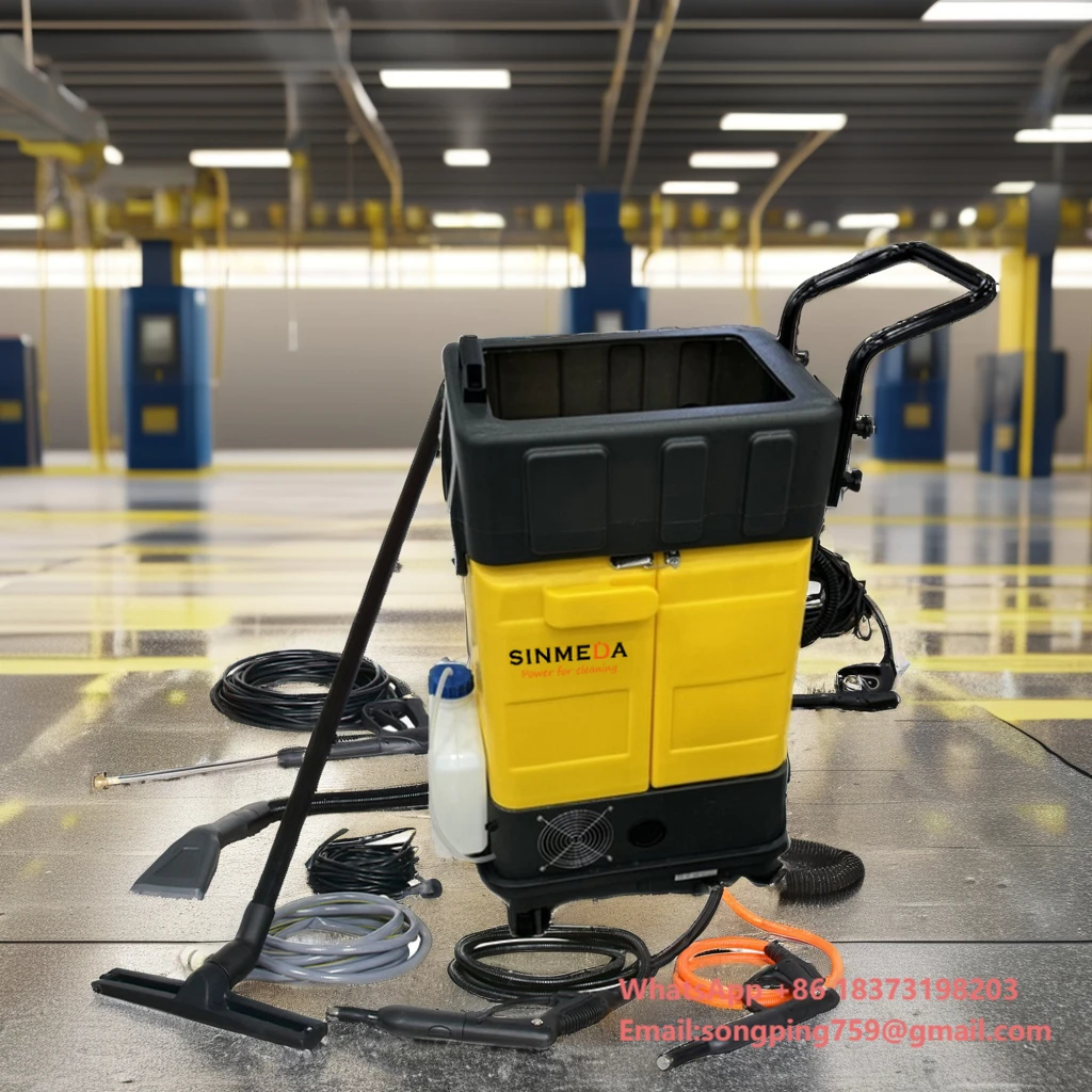 Portable Industrial High-Pressure Steam Cleaner for Car Detailing Jet Car Wash Rug Cleaner Machine Electric Made Durable Plastic