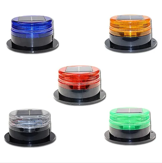

LED Solar Flash Strobe Warning Light Road Beacon Magnetic Car Roof Light