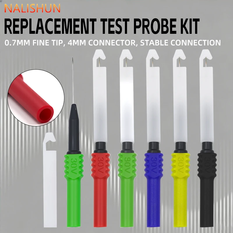 Puncture Test Probe, No Wire Damage Testing Needle, Multimeter Probe, Car Circuit Inspection Probe, No Stripping Test Pen