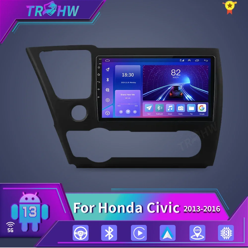 

For Honda Civic 9 2013 - 2016 US EDITION Car Radio Multimedia Video Player Navigation GPS Android No 2din 2 din dvd