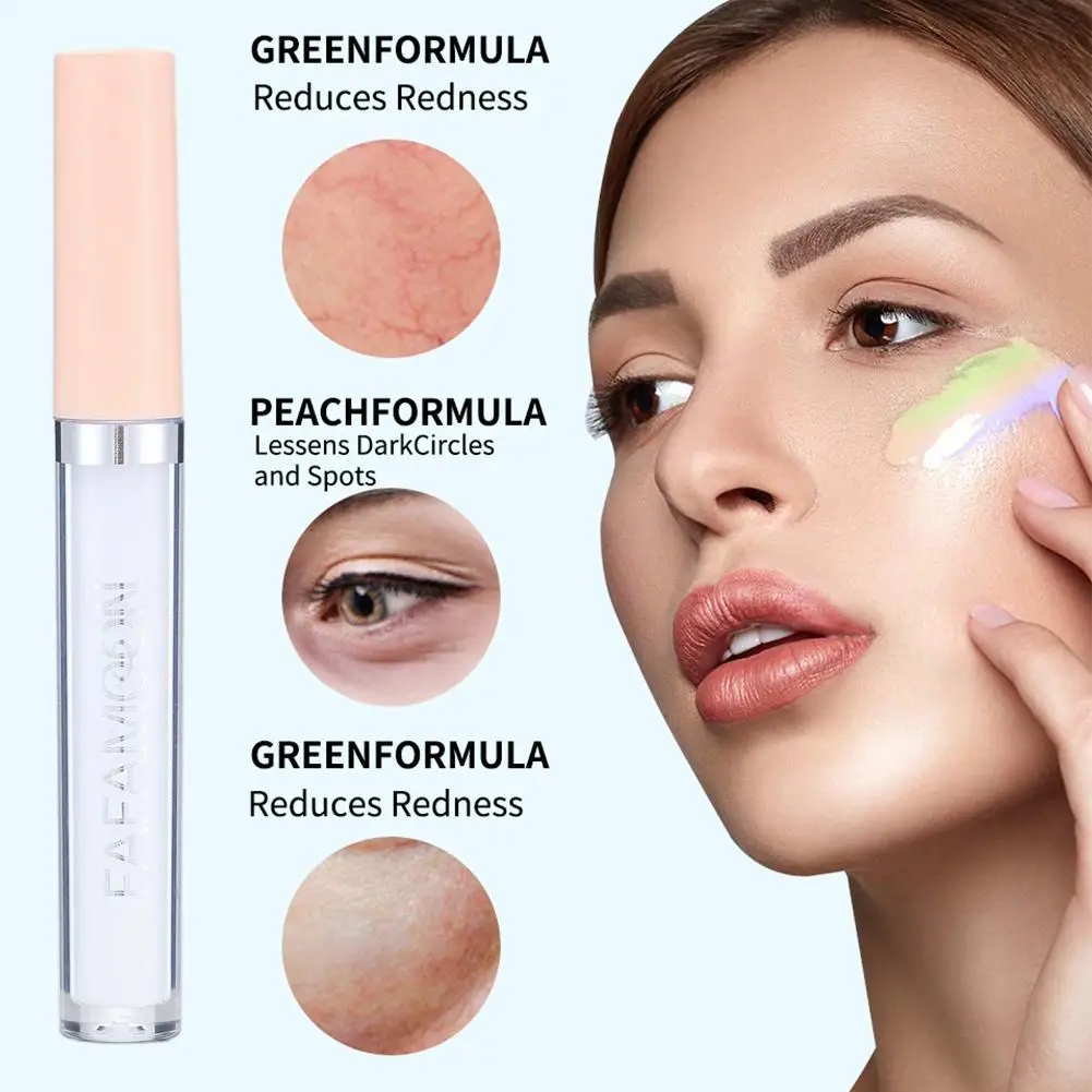 Concealer Eye Dark Circles Red Spots Acne Marks Cover Liquid Concealer Face Foundation Correcting Skin Color Cosmetics