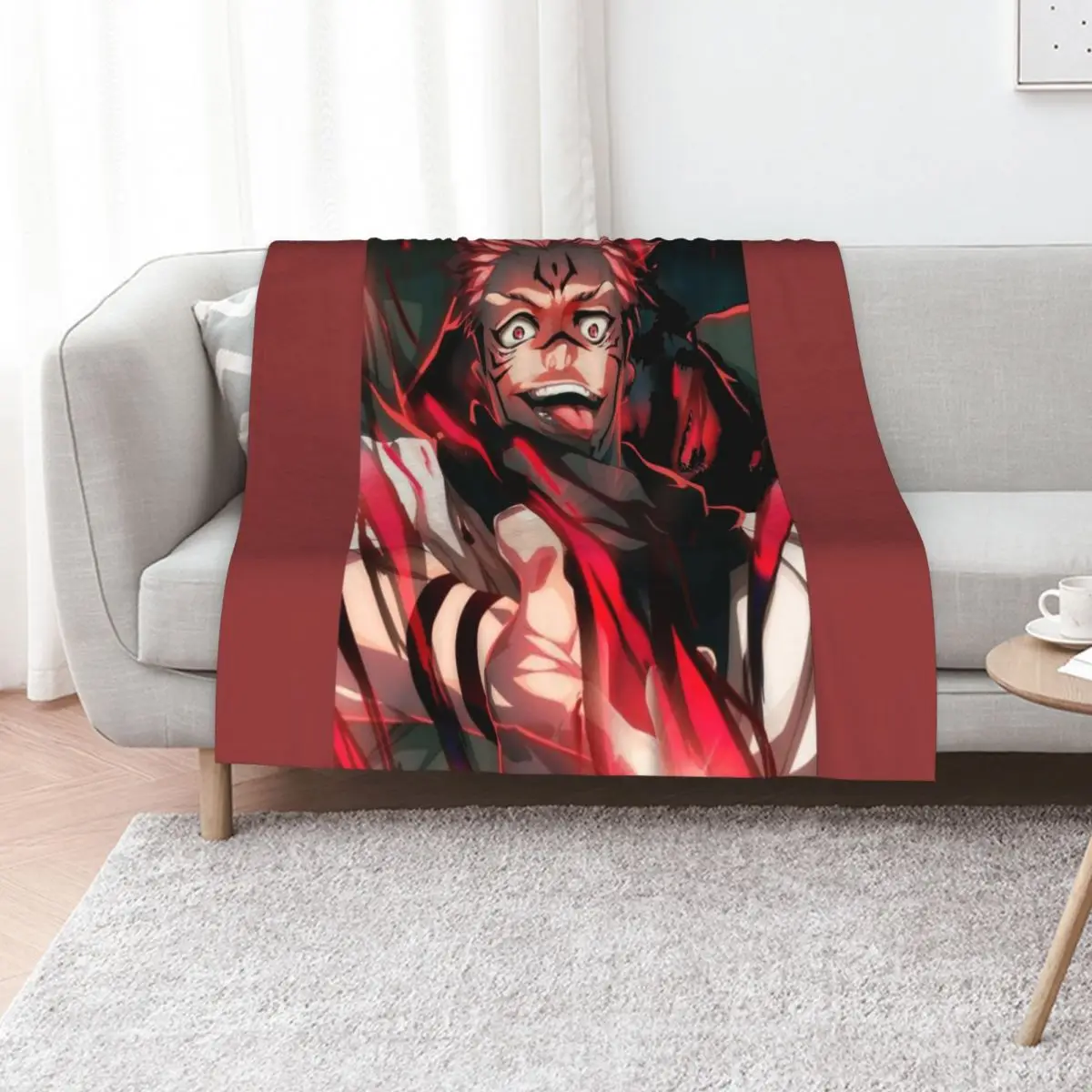 

sukuna Throw Blanket sofa bed Vintage For Sofa Thin Kid'S Blankets