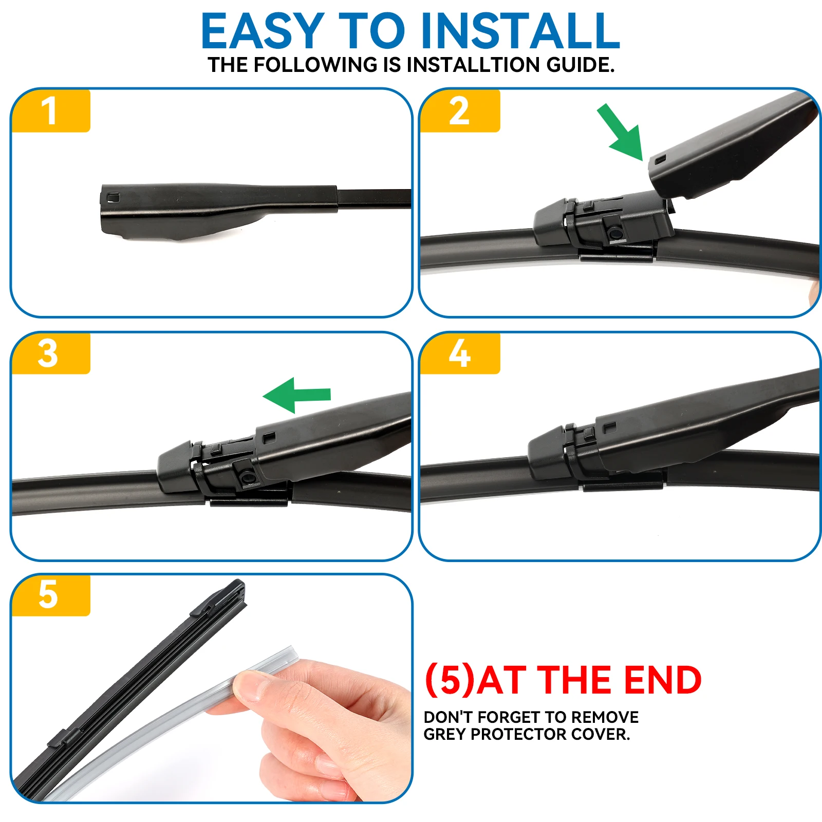 Erick\'s Wiper LHD Front Wiper Blades For Ford Ecosport 2013 - 2022 Windshield Windscreen Window Car Rain Brushes 22\'\'+16\'\'