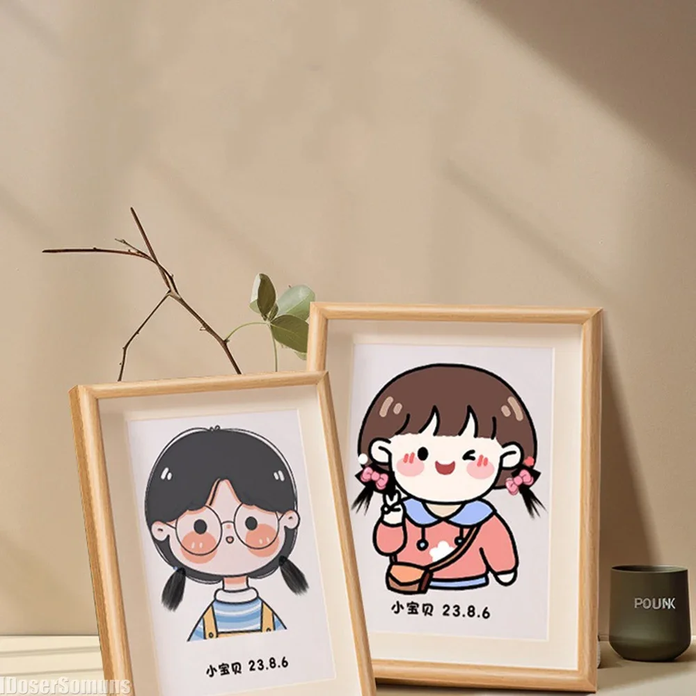 

Baby Fetal Hair Photo Frame Newborn Baby Hair Collection Souvenir Diy Couple Hair Collection Creative Commemorative Ornaments