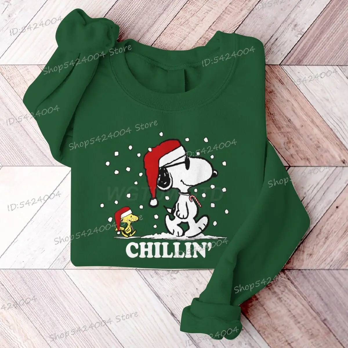 متعة عيد الميلاد الكلب Chillin البلوز أزياء النساء الرجال عيد ميلاد سعيد طويلة الأكمام البلوز زوجين السنة الجديدة الكرتون بلوزات #5