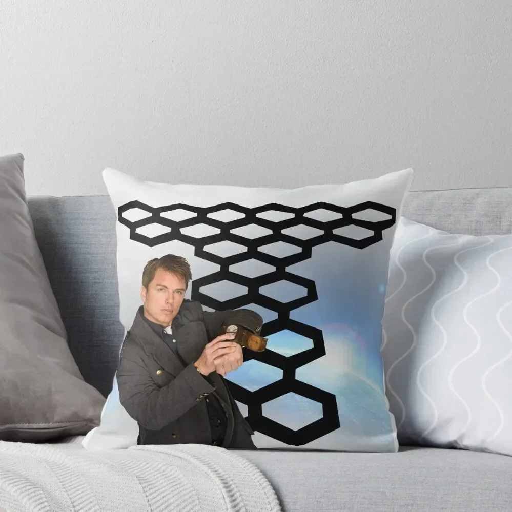 Captain Jack Harkness - Torchwood Throw Pillow Custom Cushion Photo Sofa Cushions Covers New year Cushion Child pillow