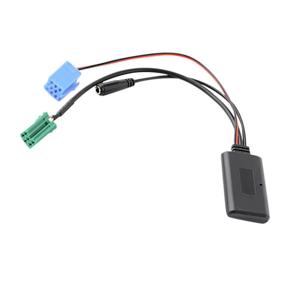 Audio MP3 Music Adapter with MIC Car Bluetooth-Compatible Adapter Cable Radio Stereo AUX Cable Adapter for Renault Megane Scenic