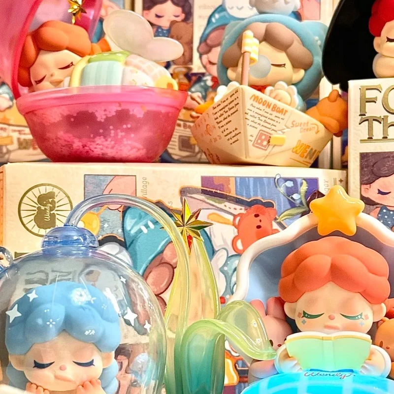 Echte Wendy Following The Moon Series 4 Blind Box Spring Festival Ornamenten Beeldjes Poppen Trendy Speelgoed Geschenken Figuurlijm