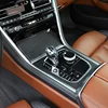 リアルカーボンファイバー製センターコントロールCDパネルフレームカバートリムステッカー BMW 8シリーズ G14 G15 G16 2019-2023 左ハンドル車用アクセサリー 6