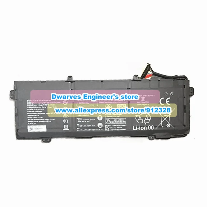 Genuine 11.55V 5195mAh 60Wh HB5781P1EEW Battery HB5781P1EEW-31A HB5781P1EEW-31C For Huawei  MateBook 13s I5 11300H 14s I7 D 16