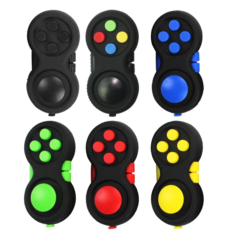 2PCS Game Controller Pad Fidget Antistress Sensory Toys For Special Needs ADHD Autism Best Stress And Anxiety Relief Gifts