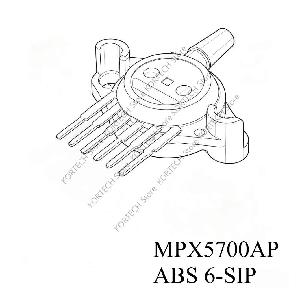 1PCS Original MPX5700AP ABS 6-SIP PRESSURE SENSOR Integrated Circuits