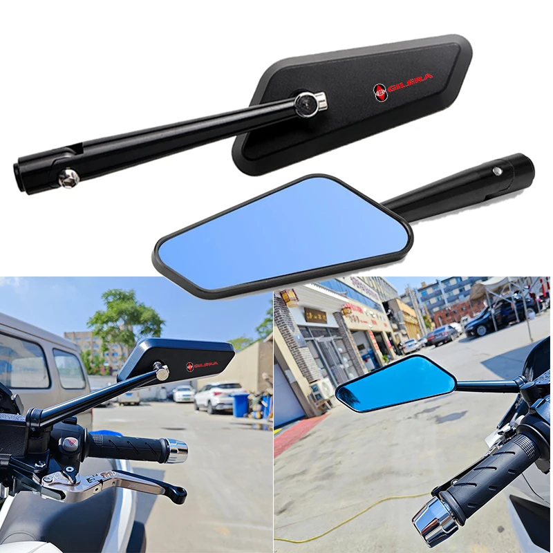 2Pcs Anti-fall Durable Motorcycle Small Rearview Mirrors Rear View Mirror For Gilera GP800 Fuoco Nexus 500 Runner 50 125 200
