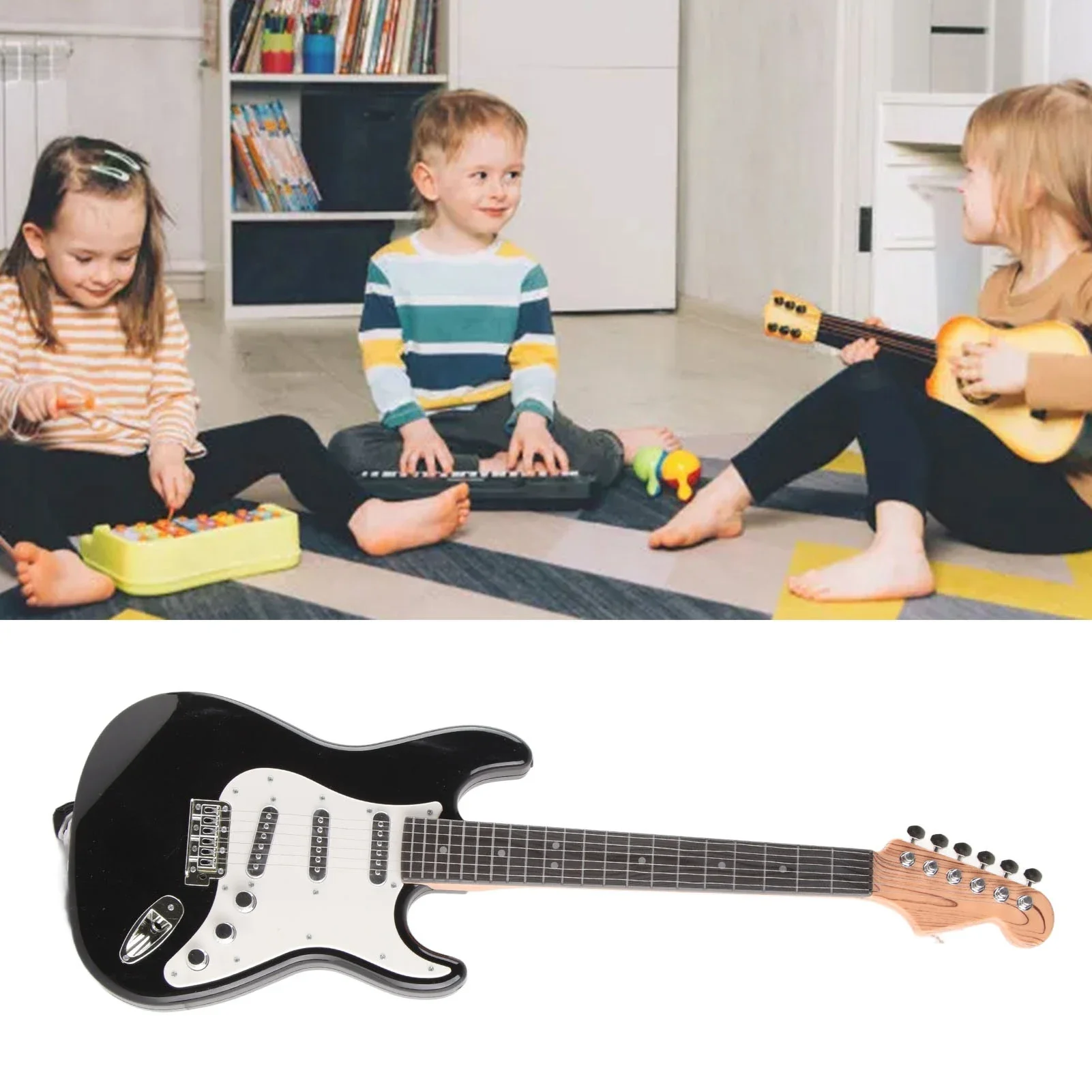 Electric Guitar  Multifunctional  Electric Guitar Music Instrument Kids Electric Guitar Kids Guitar Kids for Boy Girl