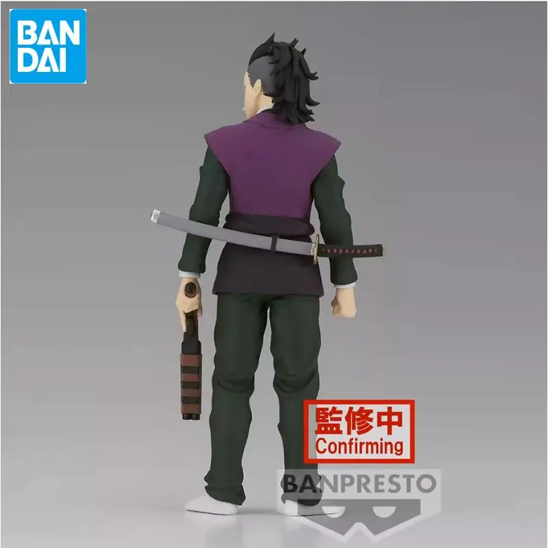 Banpresto In Stock Original Genuine Anime Demon Slayer Shinazugawa Genya Action Figure Boxed Model Dolls Ornament Festival Gift