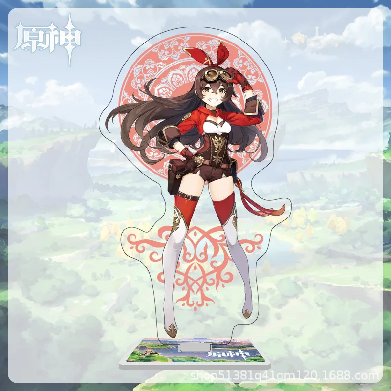 Anime stand-up game characters figures figurine standee Paimon Ke Liqin two-dimensional animation acrylic ornaments for gifts