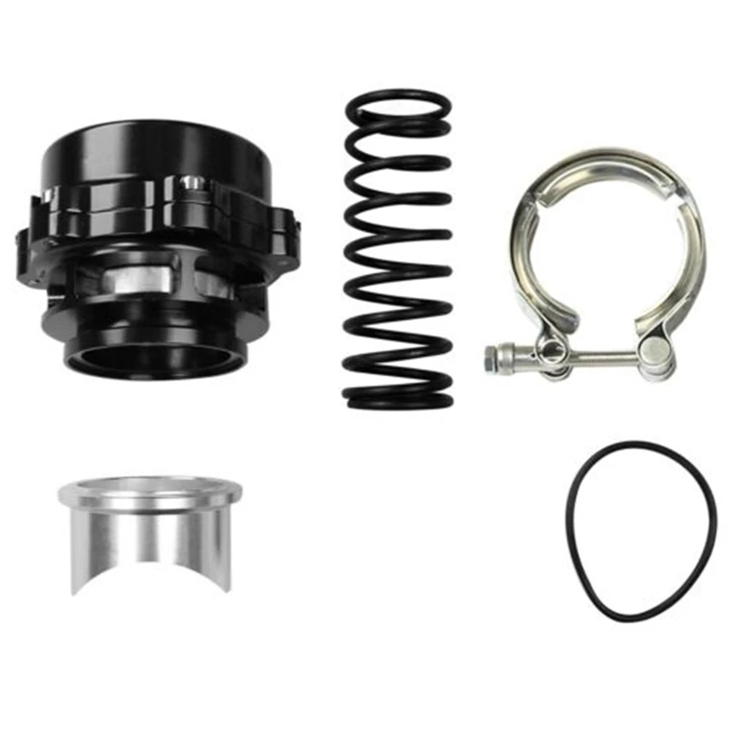 50mm Turbocharger V-Band Blow Off Valve 35psi Boost BOV Aluminum Clamp Spring Car Accessory