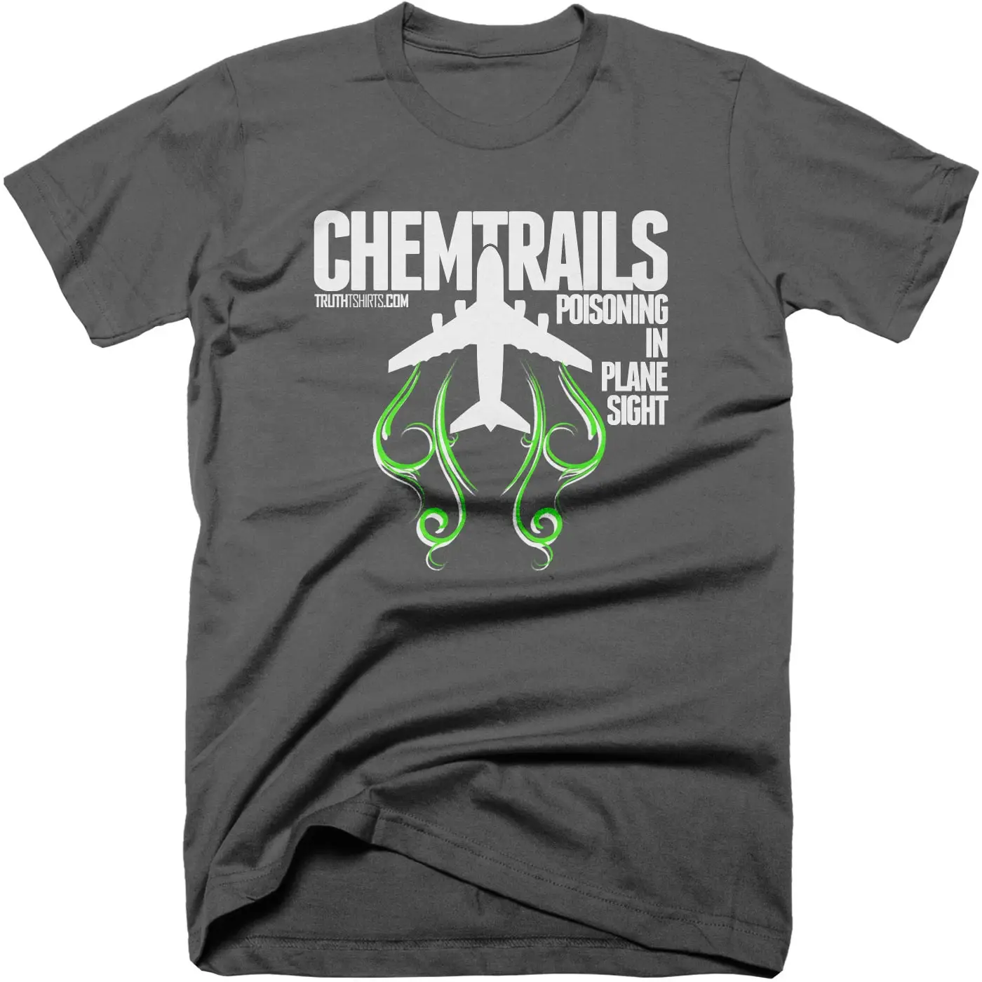 Chemtrails Poisoning in Plane Sight T-shirt